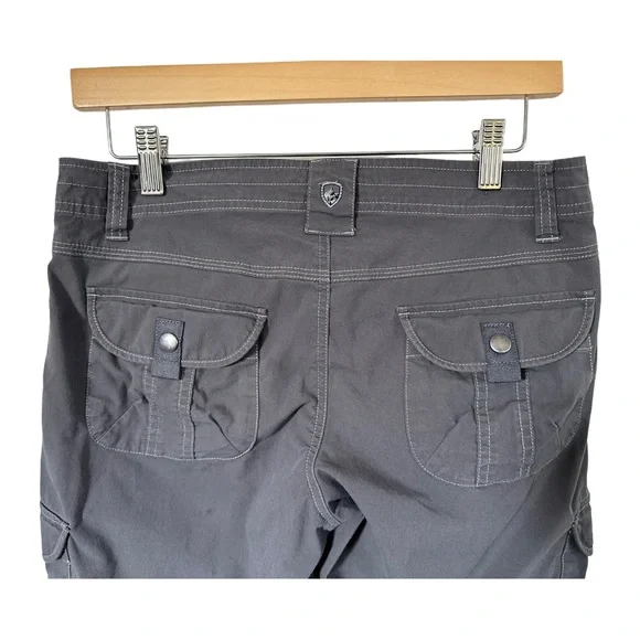 Kuhl Splash Cargo Hiking Shorts 11" Bermuda Short Shadow Gray Size 6 - Picture 8 of 13